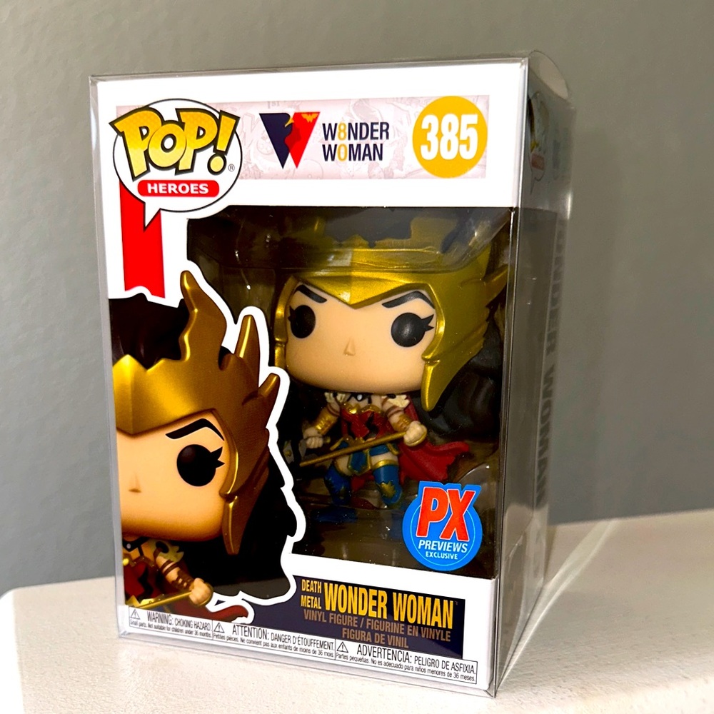 FUNKO POP! - HEROES #385 DC DEATH METAL WONDER WOMAN POP! PX VAULTED